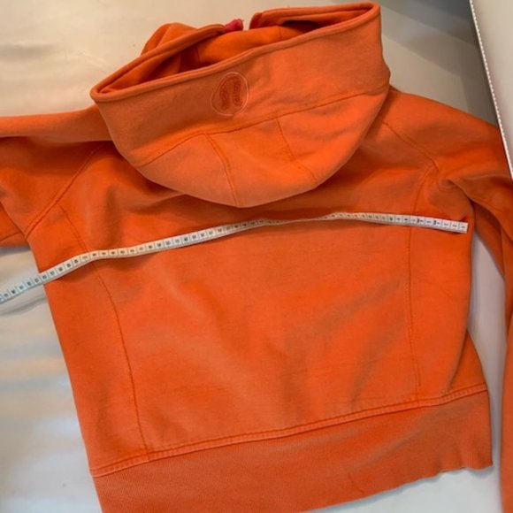 lululemon athletica Orange Scuba Hoodie Pink Lined - Picture 3 of 4